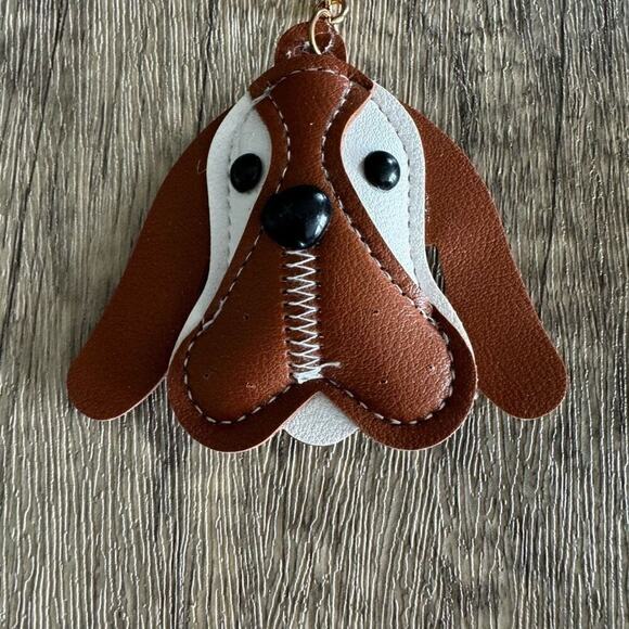 Hound Dog Dog Purse Charm Dog Keychain Gift for Dog Lover NEW FAST SHIP C189 - Picture 3 of 4